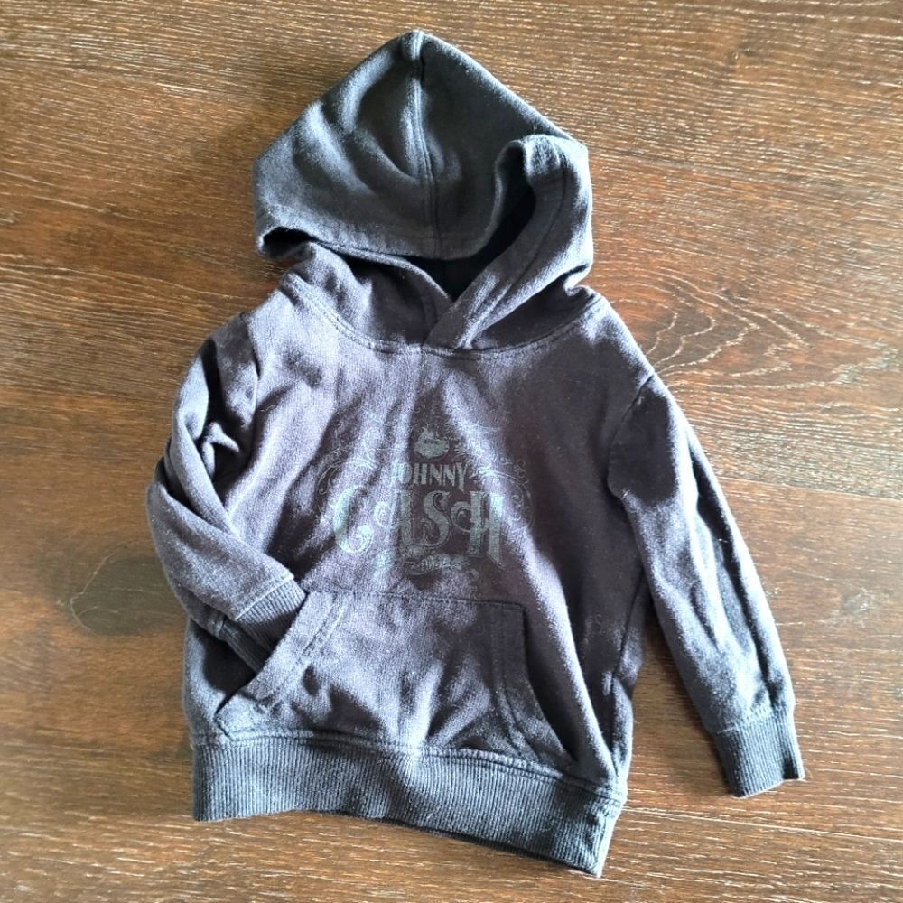 Johnny Cash 12M Black Hoodie